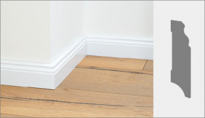 Plinta Mdf Hamburg, alba, 240 x 1.8 x 7 cm, P70.01, Egger - Img 4