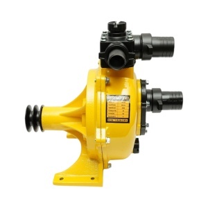 Pompa apa centrifuga autoamorsanta cu fulie dubla 4kW, 2 toli, debit 30 m3/h, adancime aspiratie 5m, inaltime pompare 56m pentru irigatii, DISVN97