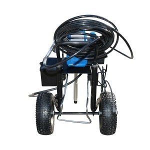 Pompa de vopsit airless profesionala cu piston si motor fara perii 2.6kW, 220V, debit 3.2 L/min, duza 517, presiune maxima 227 bar M32H, DISSY65 - Img 3