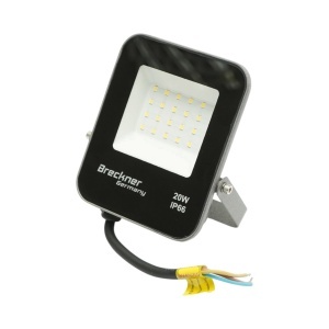 Proiector LED 20W, 220V, 6500K, 1800lm tip Flood 120x100x28mm IP66 Breckner Germany, BK00674