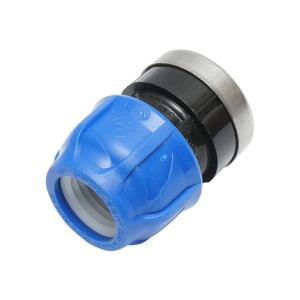 Racord compresiune cu filet interior D32mmx 11/4 toll, PN16, pentru sisteme de irigatii, Cod: DISLV53, Poelsan - Img 2