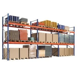Raft depozitare paleti pe 4 nivele, 29.7m lungime, 1m adancime, 3.2m inaltime, capacitate 132 paleti (12x11), DISAY22 - Img 2