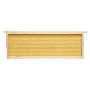 Rama stup din lemn cu fagure din plastic tip Dadant 483x448x159mm Cod: DISTT76