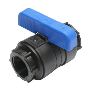 Robinet cu bila si filet interior, D11/2x11/2 toll, PN10, pentru sisteme de irigatii, Cod: DISLU64, Poelsan - Img 1
