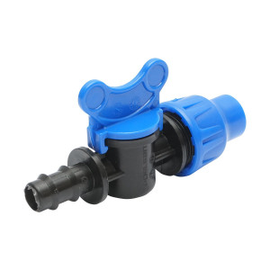 Robinet tub picurare, D16x16mm, PN8, pentru sisteme de irigare, Cod: DISLV15, Poelsan - Img 2