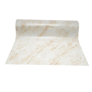 Rola folie protectie masa decorativa PVC siliconizat 0.8x20m, grosime 1.2mm, model marmura natur Breckner Germany - Img 2