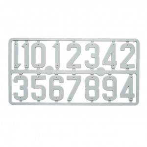 Sablon cu 10 cifre pentru numerotarea stupilor, Cod: DISKP98
