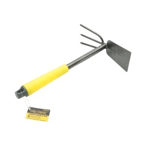 Sapaliga dubla de gradina din otel carbon 180x300mm, maner ergonomic PP Crownman, BK00412