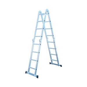 Scara aluminiu multifunctionala 5.7m, 4x5 trepte, pliabila cu balamale, sarcina maxima 150kg, BRECKNER GERMANY, DISVF07