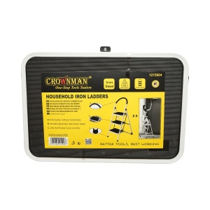 Scara metalica pliabila, 3 trepte cu cauciuc antiderapant, sarcina maxima 150 Kg , Cod: DISPN85, Marca: CROWNMAN - Img 8