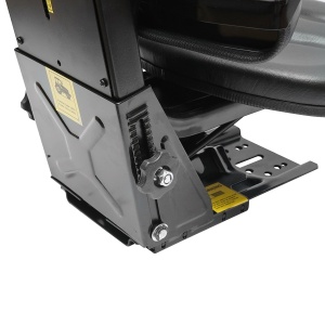 Scaun pentru tractor, negru, reglabil cu cotiera, latime sezut 485mm, Cod: DISLW12 - Img 6