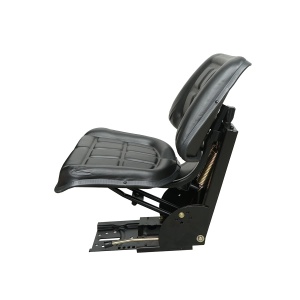 Scaun universal negru cu reglaj triplu si amortizor pentru tractor U-445, Cod: DISEZ11, Brand: BRECKNER GERMANY - Img 2