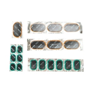 Set 19 petice vulcanizare dreptunghiulare 24x34mm, 6x32mm, 32x50mm, 45x75mm + 1 tub adeziv 20ml pentru camere de aer Michel, DISVG88 - Img 5