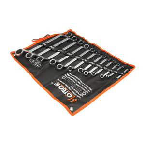 Set chei inelare cotite, 12 buc., 6-32mm, in husa textila, Cod: BK92549 Echivalență: DISFP57, Hoteche - Img 3