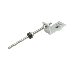 Set clema L pentru acoperis tabla cu bolt M10X200mm prinderi panou solar fotovoltaic, Cod: BK77786, Brand: BRECKNER GERMANY - Img 3