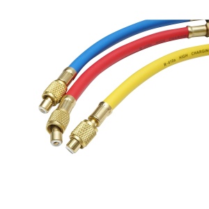 Set furtun cu robinet 180 cm 3 culori pentru incarcare freon R-410a, Cod: DISMW45, Brand: AUTOSPEED - Img 3