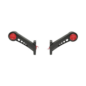 Set lampi laterale de gabarit cu LED 12-24V, rosu-alb, PVC elastic, Cod: BK69514, Brand: BRECKNER GERMANY - Img 2