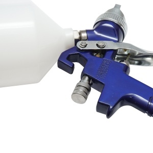 Set pistol de vopsit 600ml cu regulator presiune aer, duza 1.4/1.7mm HVLP, presiune max. 3.1 bar, Cod: BK76150 - Img 6