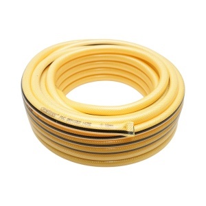 Set rola 15m furtun gradina PVC impletit 1/2 inch cu duza stropit reglabila, conectori si adaptor robinet 3/4-1/2 inch Crownman, CROWNMAN, DISUF68 - Img 2