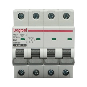 Siguranta automata intrerupator MCB 4P 50A 415VAC Longroad, BK77769