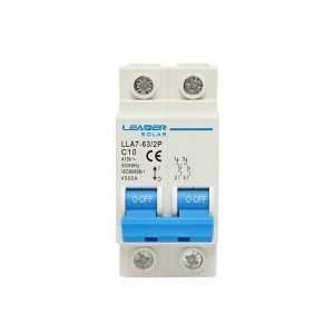 Siguranta automata tip intrerupator 2P-10A-415VAC Leader, Leader, DISHT43