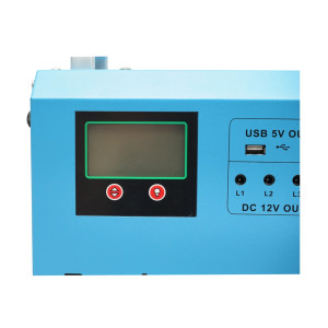 Sistem invertor 500W controler solar PWM 12V 20A, Cod: BK92994, Brand: BRECKNER GERMANY - Img 4