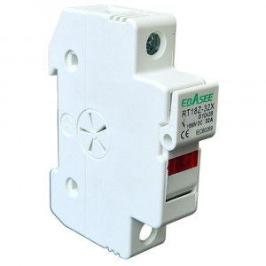 Soclu sigurante fuzibile, 1P, 16A, DC1000V, cu indicator LED, Ebasee - Img 2