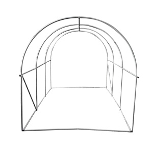 Solar de gradina 300x200x200cm cu sistem irigare, folie verde PE cu plasa 140g/mp UV, 6 ferestre, 2 usi, teava otel galvanizat 25mm THOR, THOR, 40TH318 - Img 6