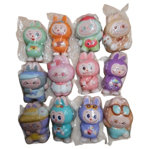 Squishy LaBubu – Jucărie Antistres Moale, Model Aleator - Img 3