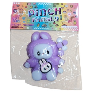 Squishy LaBubu – Jucărie antistres / pluș moale (model aleator)