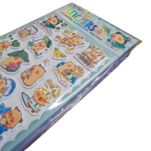 Sticker 3D Capybara – 21 cm, Decor Autocolant Adorabil - Img 3