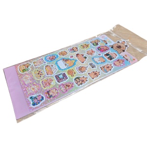 Sticker 3D Capybara – 21 cm, Decor Autocolant Vesel