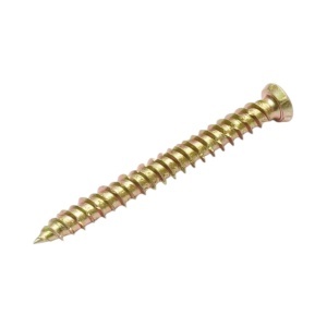Surub montaj usi-ferestre 7.5x72mm, torx TX30, otel zincat galben 100 buc/cutie, DISUZ40 - Img 2