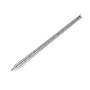Tarus, electrod impamantare galvanizat 30x30x1000mm cu surub si piulita pentru gard electric, Cod: BK87794, Brand: BRECKNER GERMANY