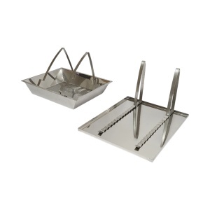 Tava pentru descapacit cu sita din inox 520x415x110mm, Cod: DISKS42