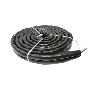 Teava 10m dubla din inox, DN16-3/4 gofrata, flexibila, izolat cu cablu pentru sonda, temperatura pentru instalatii solare rezidentiale, Cod: DISKL68, Breckner Germany - Img 1