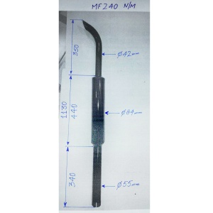 Toba esapament pentru Massey Ferguson 240 N/M, Cod: DISFE58, Brand: UTB - Img 2
