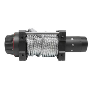 Troliu electric, complet, cu telecomanda, cablu otel, tensiune alimentare 12V, sarcina maxima 9T (20000lbs), Cod: DISGT76 - Img 5
