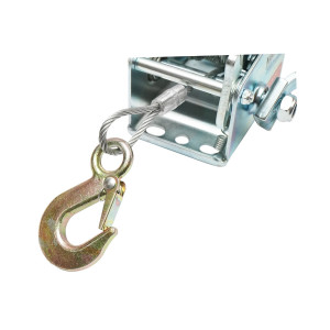 Troliu manual 270Kg cu tambur si cablu grosime 4.5mm, lungime 8m Hoteche, Cod: BK77485, HOTECHE - Img 4