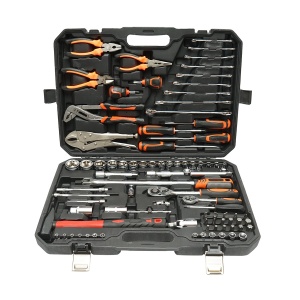 Trusa chei tubulare, fixe, biti, surubelnite si scule 86 piese , Cod: BK80646, Brand: BRECKNER GERMANY - Img 1