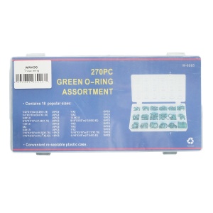 Trusa O-ring verde 270 piese pentru sistem de aer conditionat, Cod: DISMW56 - Img 4