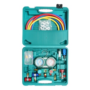 Trusa verificare si incarcare instalatii aer conditionat auto, freon R22, R32, R134a, R410a , Cod: DISMW34, Brand: AUTOSPEED - Img 3