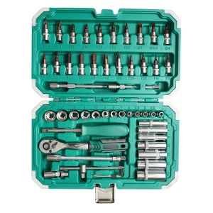Tusa chei tubulare lungi, biti, hex, torx cu clichet 53 piese , Cod: BK80654, Brand: BRECKNER GERMANY - Img 3