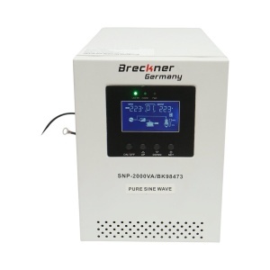 UPS cu invertor centrala termica 1500W/2000VA, unda sinusoidala pura 24V/230V, 1 priza schuko, afisaj LCD, AVR Breckner Germany, BK98473