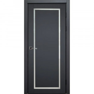 Usa interior, C090G, lemn & mdf, 70x200cm, antracit mat, reversibila, Doors
