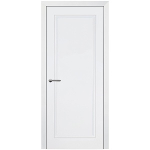 Usa interior, KD 20, lemn & mdf, 80x200cm, alb mat, reversibila, KDoors