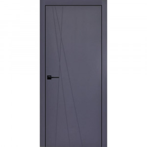 Usa interior, KD 8, lemn & mdf, 80x200cm, antracit mat, reversibila, KDoors