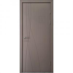 Usa interior, T05, lemn & mdf, 60x200cm, cappucino mat, reversibila, Doors