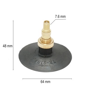 Valva camera de aer aplicata TR218A cu palarie mare 64mm, DISRX89