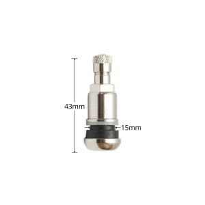Valva roata tubeless metalica 43mm TR413, DISSY16